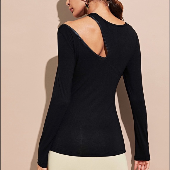 NWT Dian Von Furstenberg asymmetric cut out top - Picture 2 of 8